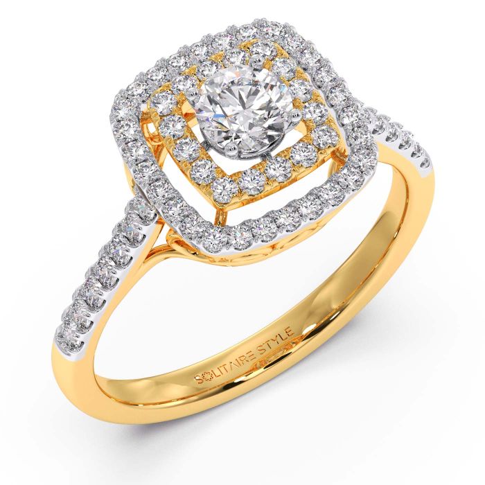 Square Diamond Engagement Ring – Jason's Jewelry Creations